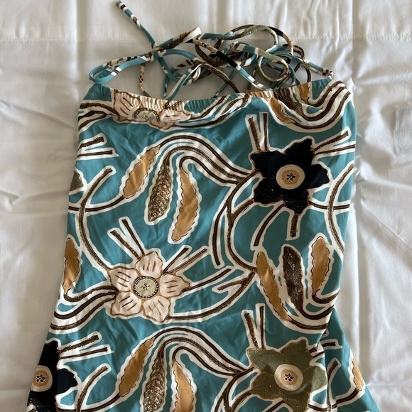 ULLA JOHNSON Marisol Printed Maillot Swimsuit - Picture 12 of 15